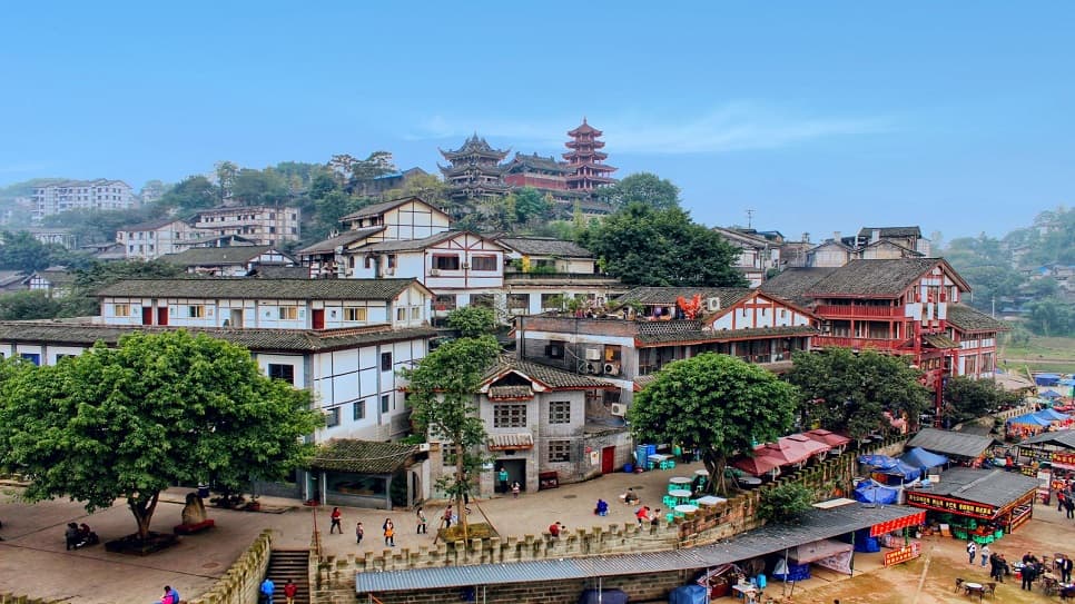 Toàn cảnh Cổ trấn Từ Khí Khẩu