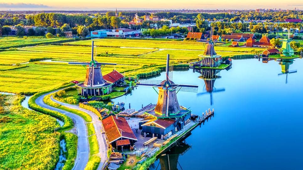 Làng cối xay gió Zaanse Schans