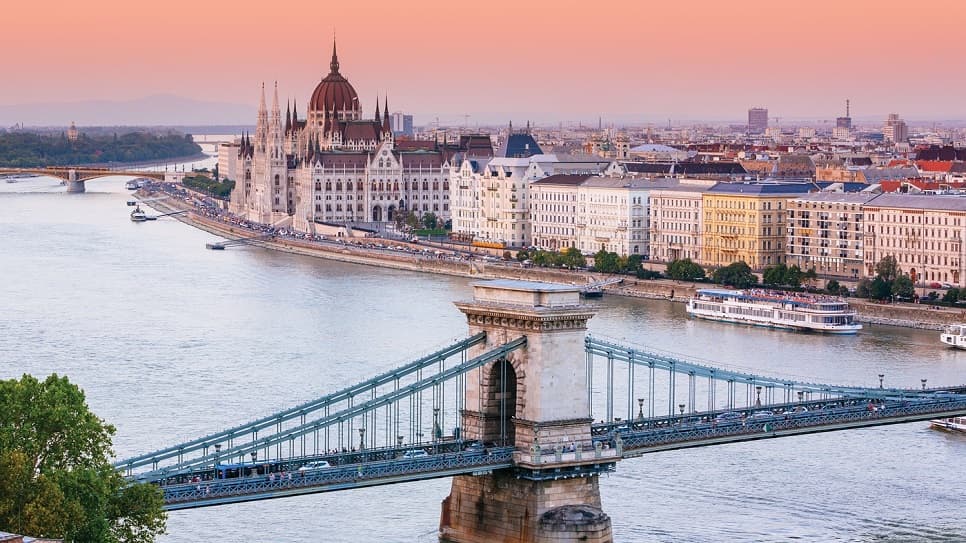 Du thuyền trên sông Danube