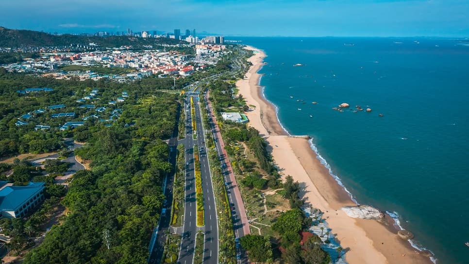 Đường Hoàn Đảo nhìn từ trên cao