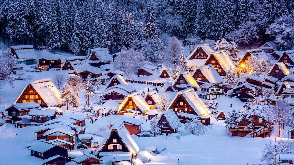 Shirakawago mùa đông