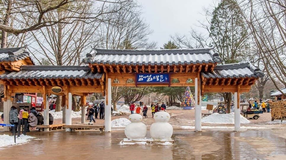 Khám phá đảo Nami vào mùa đông