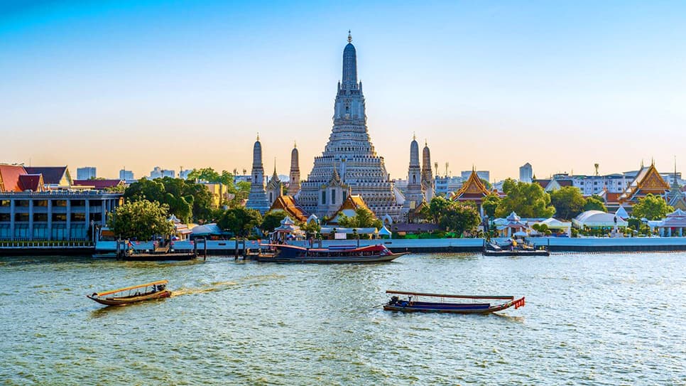 Dạo thuyền trên sông Chao Phraya