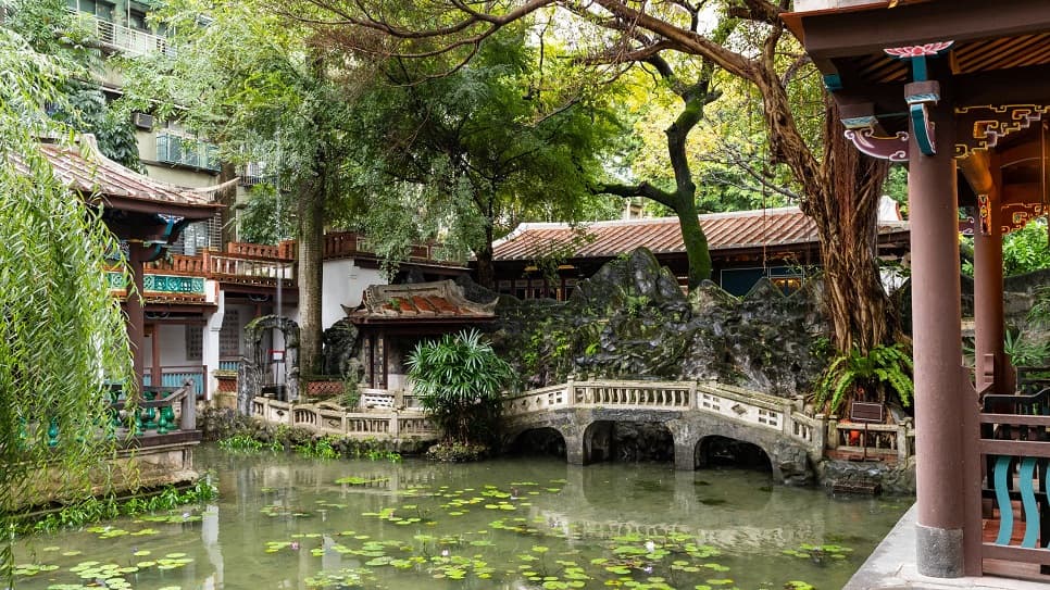 Dinh thự Lin Family Mansion and Garden là một trong Tứ Đại Danh Viên của Đài Loan thời xưa