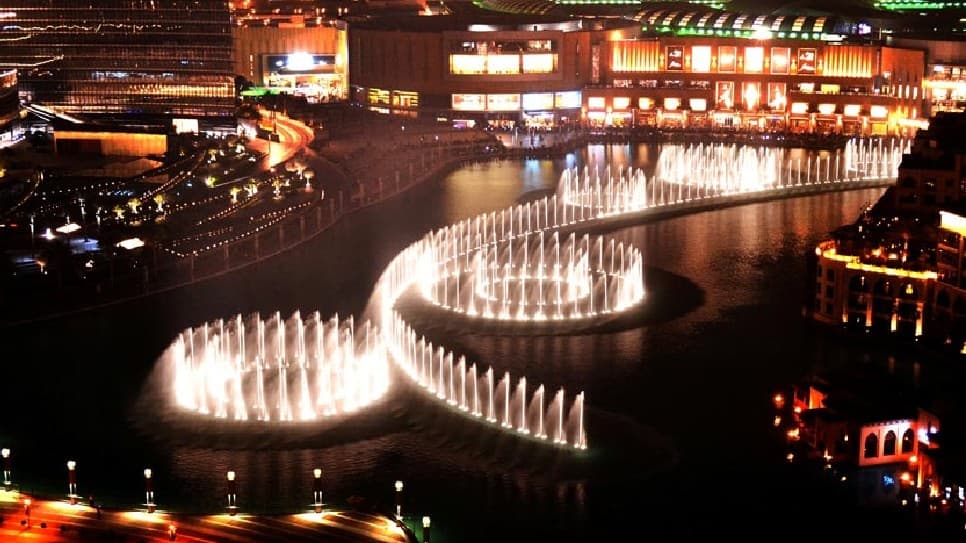 Nhạc nước đặc sắc tại Water Fountain