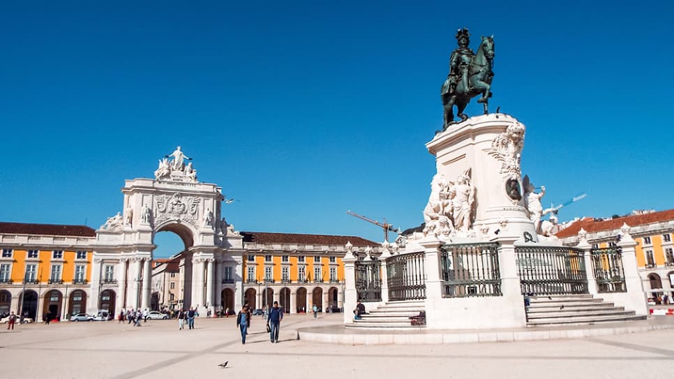 Quảng Trường trung tâm Praça do Comércio